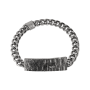 Bracciale Uomo Targa Martellata